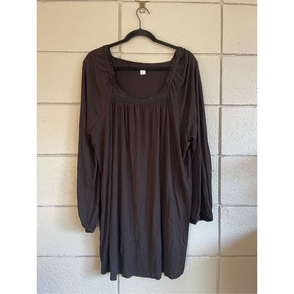 Women’s Old Navy Plus Size Square Neck Blouse Bundle in Magenta + Black size 4X - Picture 5 of 7